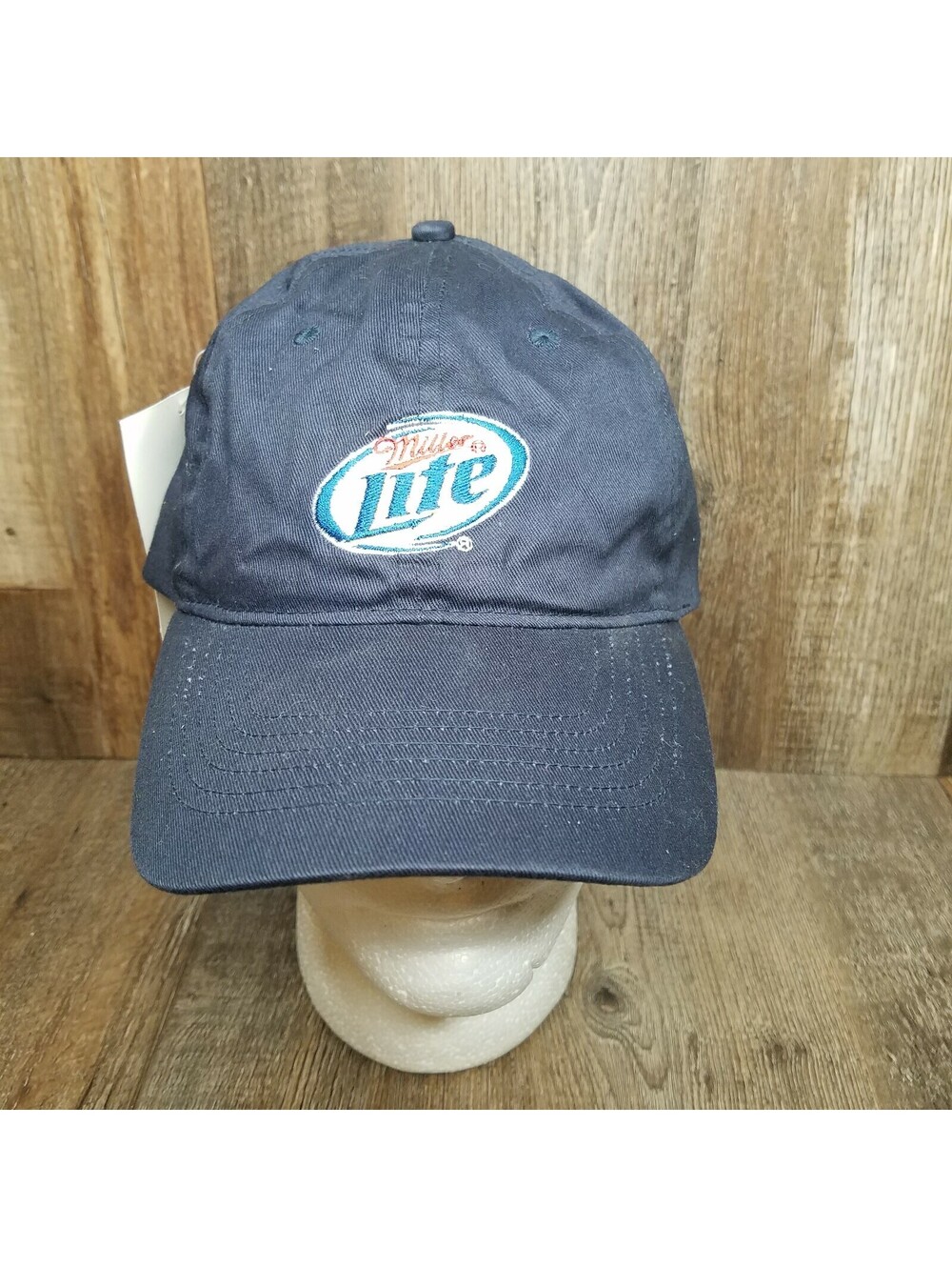 Miller Lite Dark Blue PROMO Baseball Cap Hat T6